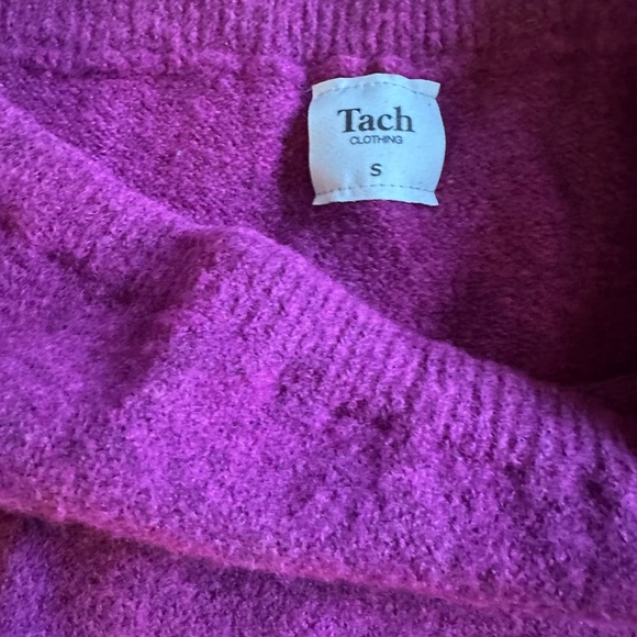 Tach Escarlata maxi skirt Small purple alpaca blend - Picture 4 of 6